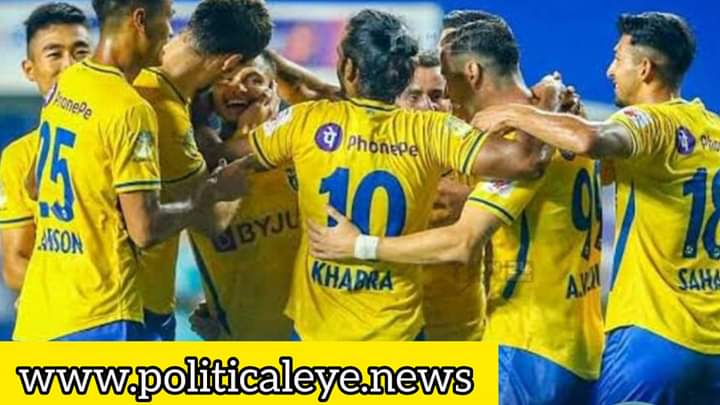 Kerala Blasters in the final of the Indian Super League